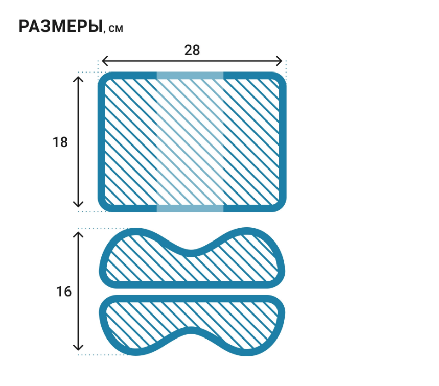 Подушка ортопедическая П15 Трелакс ORTHOFIX с эффектом памяти, размер 28*18*16 купить в OrtoMir24