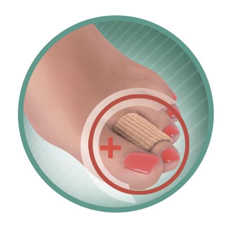 Протектор для пальцев стопы S19-16 Sursil-Ortho с тканевым покрытием купить в OrtoMir24